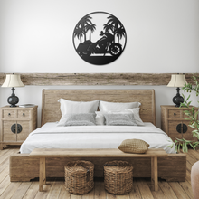 Paradise Bagger Die Cut Metal Sign