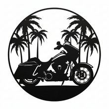 Paradise Bagger Die Cut Metal Sign