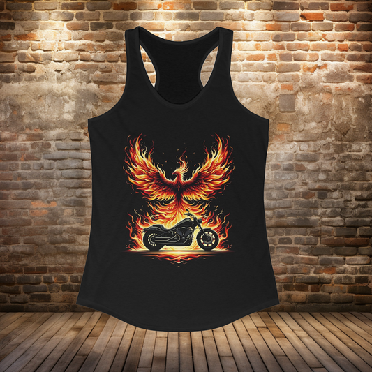 Flaming Phoenix Racerback Tank